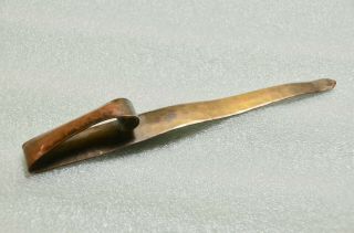 Roycroft Hammered Copper Letter Opener Antique Arts & Crafts Signed