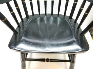 S.  Bent & Brothers University of Michigan Colonial Windsor Captain ' s Chair 5