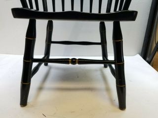 S.  Bent & Brothers University of Michigan Colonial Windsor Captain ' s Chair 6