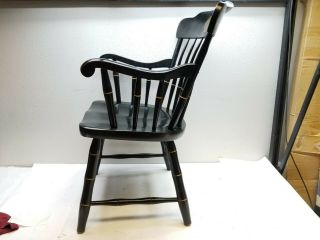 S.  Bent & Brothers University of Michigan Colonial Windsor Captain ' s Chair 7