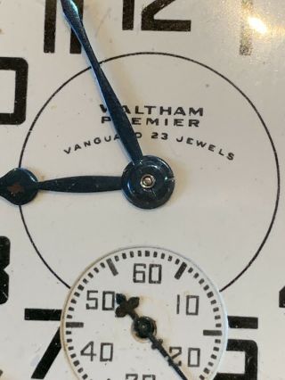 Vintage Waltham Vanguard Premier Pocket Watch 23 jewel RR WWII Era 1942 WV23 4
