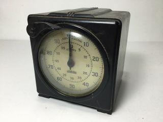 Vintage Standard Electric Time Co Type S - 1 Precision Timer Stopwatch Clock - M8