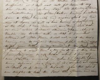 1861 Civil War Soldier Letter Home.  Beginning of the Civil War Heartfilled 6