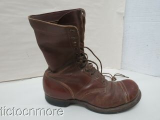 US WWII US AIRBORNE PARATROOPER JUMP BOOTS SIZE 9 1/2 d.  1942 5