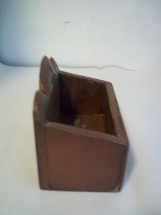 From Cape Cod Primitive hand made wood box can hang on wall 4