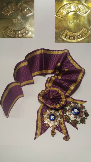CHINA Order of the Brilliant Star 2nd Class Grand Cross,  Set. 10