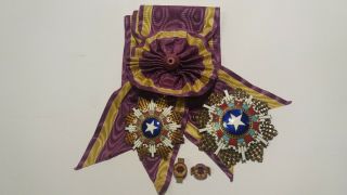 CHINA Order of the Brilliant Star 2nd Class Grand Cross,  Set. 9