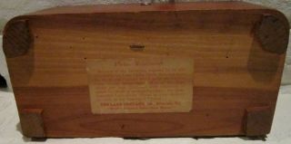 5 Lane Vintage Miniature Cedar Chests With Feet - Salesman Samples 4