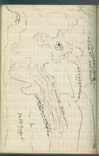 Handwritten War Diary w/ Maps & ENGLISH TRANSLATION - Italian - Ethiopian War 1935 6