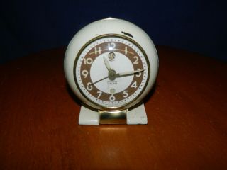 Rare World War Ii Ivory Westclox Alarm S - 6 Baby Ben Alarm Clock Ca.  1940 - 42