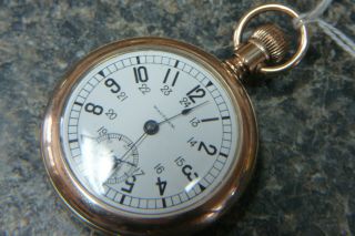 Antique Waltham Santa Fe Pocketwatch 18 Size