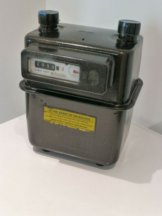 Vintage Domestic Gas Meter C1980s Ugi Meters Ltd. ,  Cubic Feet Measurement