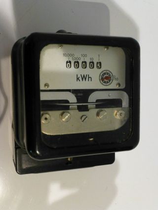 Vintage Domestic Electric Meter C1980s