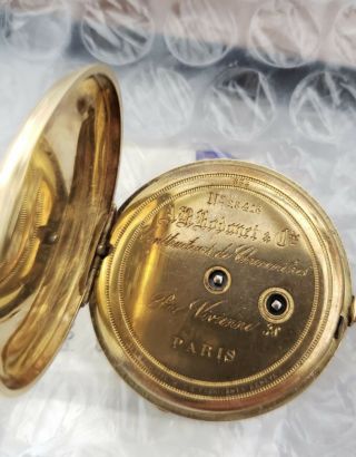 18k Patek Philippe & Cie Pocket Watch 1865 - 1870 Key Wind