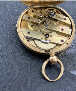18k Patek Philippe & CIE Pocket Watch 1865 - 1870 Key Wind 3