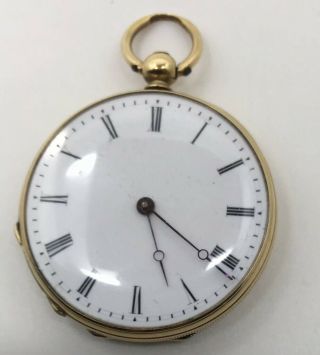 18k Patek Philippe & CIE Pocket Watch 1865 - 1870 Key Wind 5