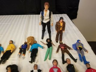 19 old toy figurines.  Star Wars - Alf - Superman - Batman 4