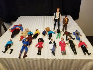 19 old toy figurines.  Star Wars - Alf - Superman - Batman 5