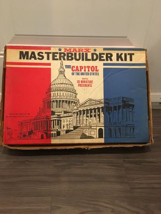 Vintage 1960’s Louis Marx Master Builder Kit Unbuilt Rare
