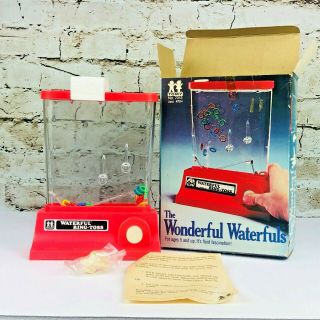 Tomy The Wonderful Waterfuls Vintage 1976 Ring Toss Game Complete