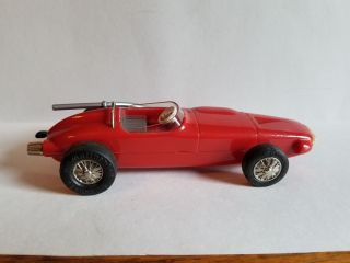 Schuco 1005 Micro Racer Watson Roadster Red Vintage Wind Up Toy