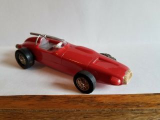 Schuco 1005 Micro Racer Watson Roadster Red Vintage Wind Up Toy 2