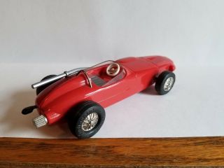 Schuco 1005 Micro Racer Watson Roadster Red Vintage Wind Up Toy 7