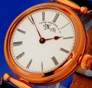 Awesome Solid 18k Patek Philippe & Co Geneva Chronometer,  Certificate - 1885