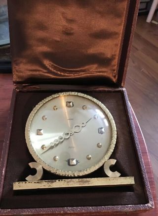 Luxor Antique Table Clock 8 Days Swiss Made Not