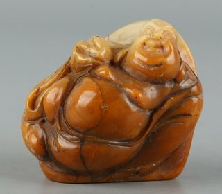 Chinese Exquisite Hand - Carved Buddha Carving Shoushan Stone Seal