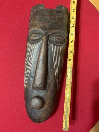 Primitive Wooden Carved Mask Voodoo ? African ? Tribal ?