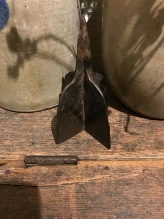 Early Antique Hand Forged Metal Dough Cutter