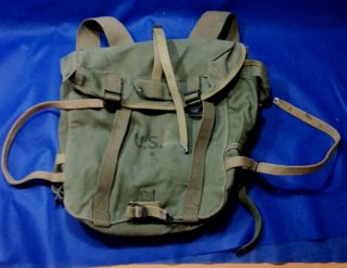 Wwii Us Army M - 1945 Combat Field Pack Hinson Mfg.  Co.  Dated 1945