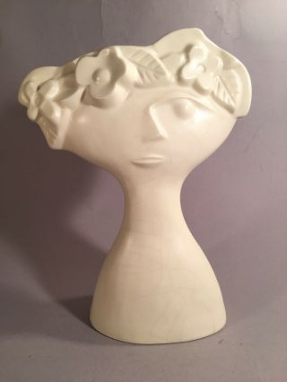Mid Century Modern Ceramic Head Vase,  Bjorn Wiimblad Style