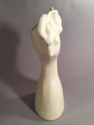 Mid Century Modern Ceramic Head Vase,  Bjorn Wiimblad Style 2