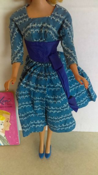 1961 Mattel Barbie No.  5 Blonde Pony Tail With Lets Dance Outfit 3