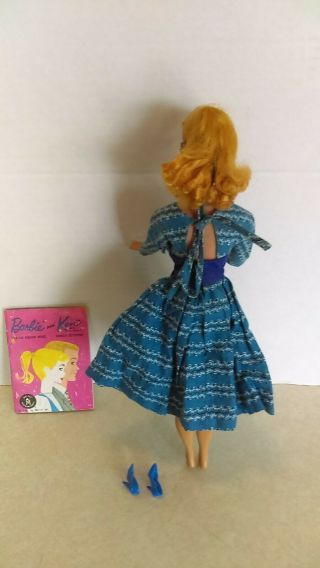 1961 Mattel Barbie No.  5 Blonde Pony Tail With Lets Dance Outfit 4