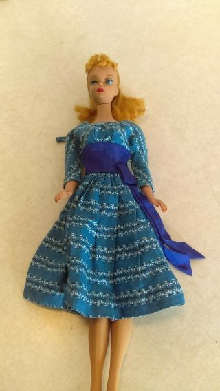 1961 Mattel Barbie No.  5 Blonde Pony Tail With Lets Dance Outfit 6