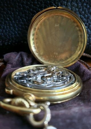 Agassiz Split Second Chronograph Pocket Watch 7