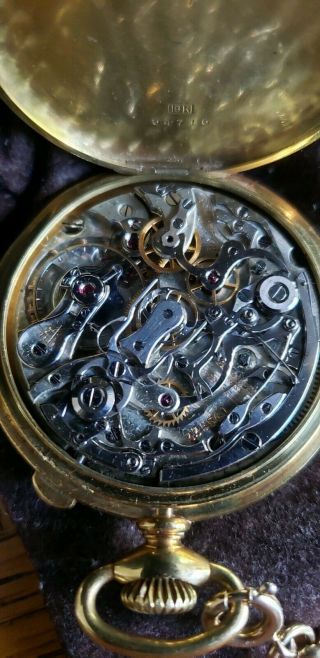 Agassiz Split Second Chronograph Pocket Watch 8