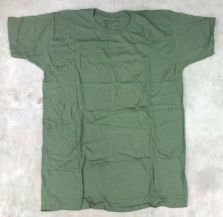 Vtg Nos 60s 1969 Us Army Od Green Undershirt T Shirt Sz Xxl 5 Vietnam War Cotton