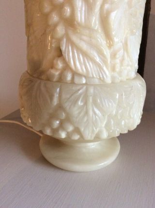 Vintage Mid Century Italian Alabaster Marble Carved Lamp 2