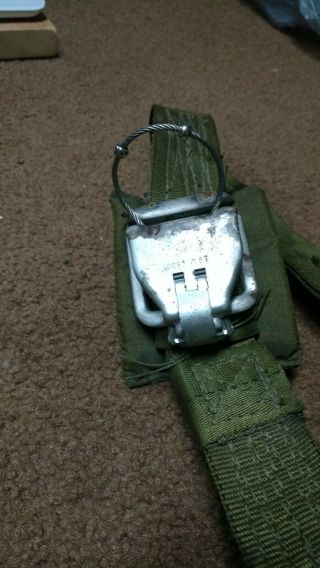 US Military Parachute Harness Part No 11 - 1 - 2143 Pioneer Recovery Systems 7