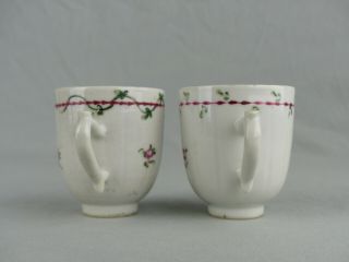 A CHINESE FAMILLE ROSE COFFEE CUPS 18TH CENTURY QIANLONG PERIOD 4