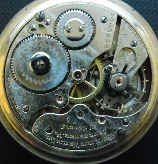 Antique Hamilton 992 Pocket watch 16 size 21 jewel Railroad Approved 10K g.  f. 2