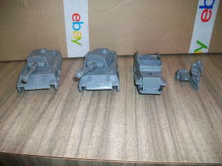 Battleground Europe German Tanks & Half Track By Louis Marx Toy Company