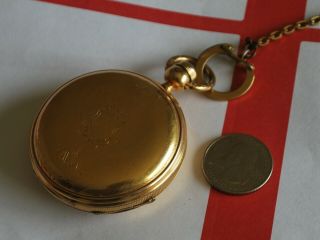 Antique 1873 WALTHAM P.  S.  Bartlett 18 Size 11J Kw/Ks Hunter Case Pocket Watch 10