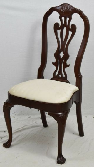 Councill Philadelphia Queen Anne Style Mahogany Dining Chair Williamsburg Style