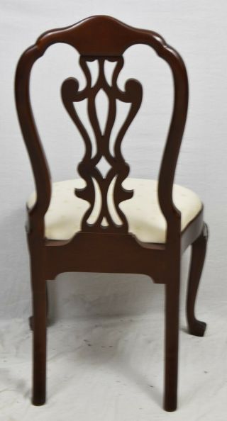 Councill Philadelphia Queen Anne Style Mahogany Dining Chair Williamsburg Style 4
