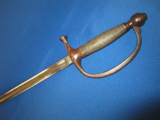 U.  S.  Civil War Model 1840 Ames NCO Musicians Sword - Dated 1864 5